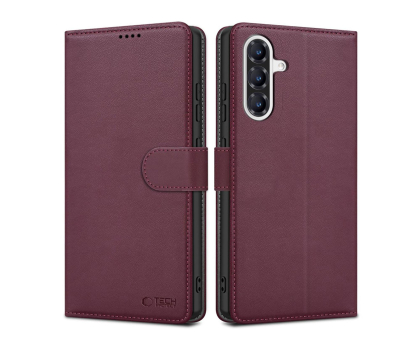 Etui / obudowa na smartfona Tech-Protect Wallet do Samsung Galaxy A36 Mulberry